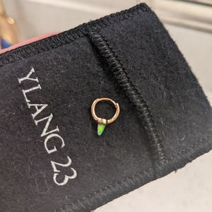 14k rose gold Maria Tash opal clicker